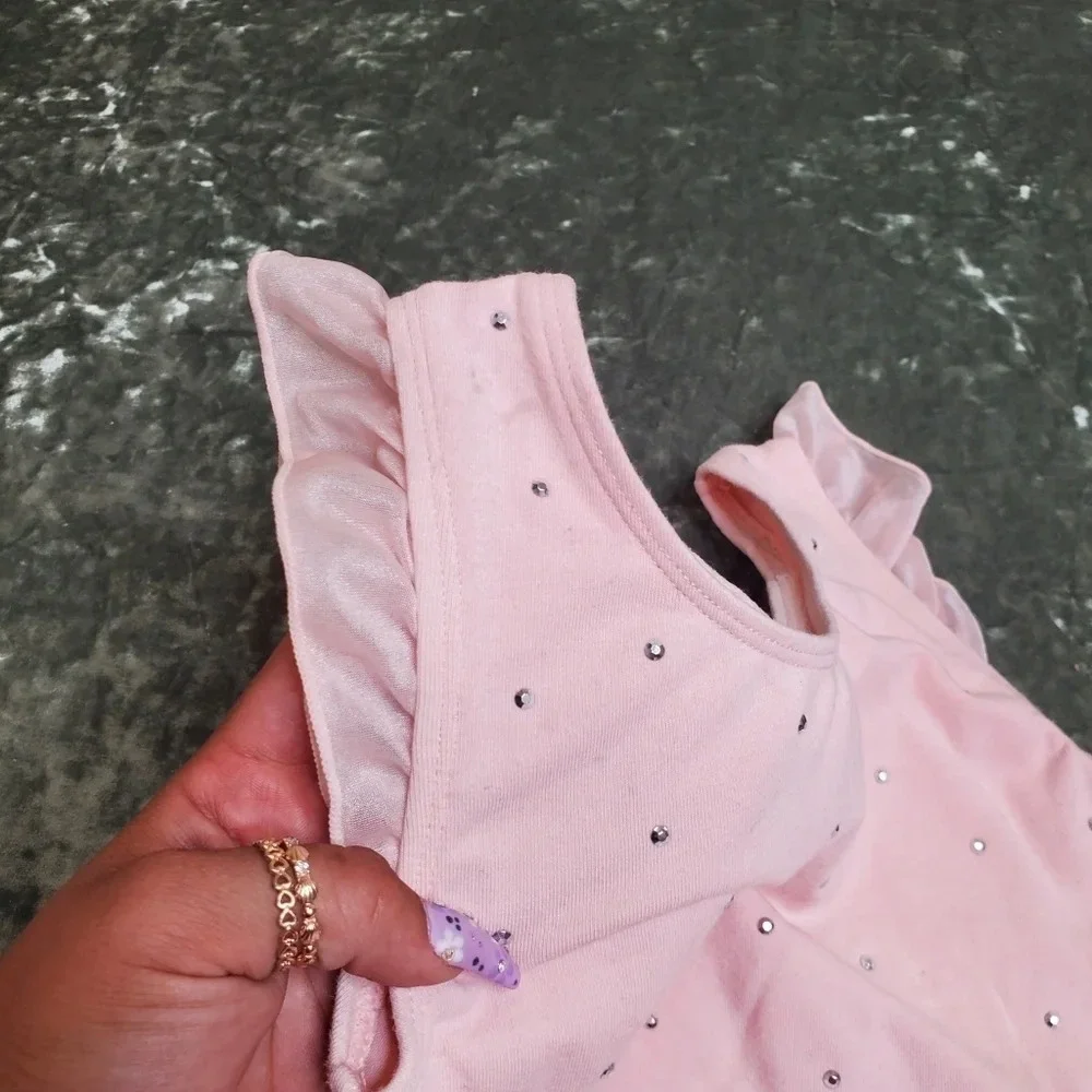 More Than Magic Pink Stud Leotard